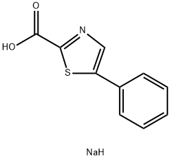 Sodium 5-phenyl-1,3-thiazole-2-carboxylate Structure