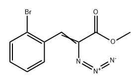 2-Propenoic acid, 2-azido-3-(2-bromophenyl)-, methyl ester