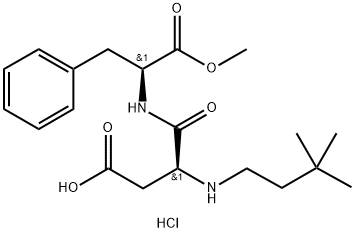 L-Phenylalanine, N-(3,3-dimethylbutyl)-L-α-aspartyl-, 2-methyl ester, monohydrochloride (9CI) Structure