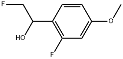 2-Fluoro-α-(fluoromethyl)-4-methoxybenzenemethanol Structure