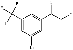 3-Bromo-α-(fluoromethyl)-5-(trifluoromethyl)benzenemethanol Structure