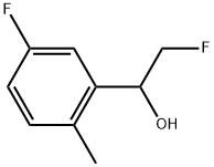 5-Fluoro-α-(fluoromethyl)-2-methylbenzenemethanol Structure