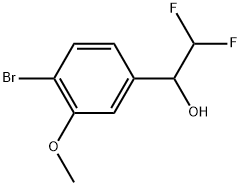 4-Bromo-α-(difluoromethyl)-3-methoxybenzenemethanol Structure