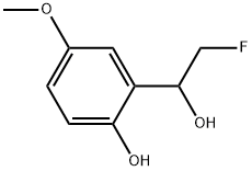 α-(Fluoromethyl)-2-hydroxy-5-methoxybenzenemethanol Structure