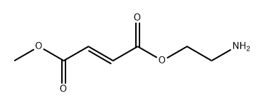 2-aminoethyl methyl fumarate Structure