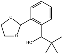 1-(2-(1,3-dioxolan-2-yl)phenyl)-2,2-dimethylpropan-1-ol Structure