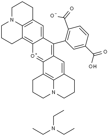 6-Carboxy-X-rhodamine triethylamine Structure