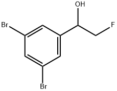 3,5-Dibromo-α-(fluoromethyl)benzenemethanol Structure
