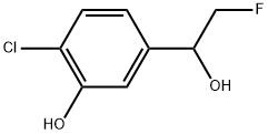 4-Chloro-α-(fluoromethyl)-3-hydroxybenzenemethanol Structure