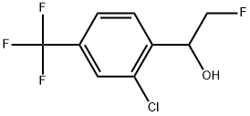 2-Chloro-α-(fluoromethyl)-4-(trifluoromethyl)benzenemethanol Structure