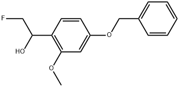 α-(Fluoromethyl)-2-methoxy-4-(phenylmethoxy)benzenemethanol Structure