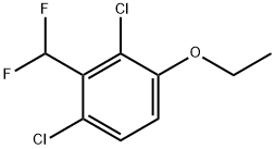 1,3-Dichloro-2-(difluoromethyl)-4-ethoxybenzene Structure