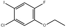 1-Chloro-5-ethoxy-4-fluoro-2-iodobenzene Structure