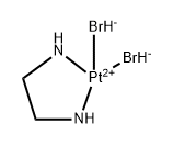 Platinum,dibromo(1,2-ethanediamine-kN1,kN2)-, (SP-4-2)- Structure