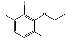 1-Chloro-3-ethoxy-4-fluoro-2-iodobenzene Structure