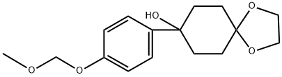 8-(4-(methoxymethoxy)phenyl)-1,4-dioxaspiro[4.5]decan-8-ol Structure