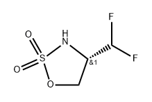 (S)-4-(Difluoromethyl)-1,2,3-oxathiazolidine 2,2-dioxide Structure