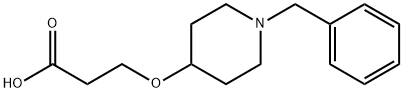 3-((1-Benzylpiperidin-4-yl)oxy)propanoic acid Structure