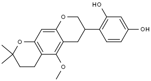 Licorisoflavan I Structure