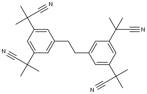 Anastrozole Impurity 39 Structure