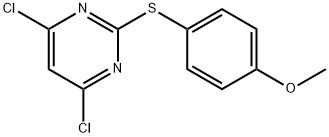 4,6-Dichloro-2-(4-methoxyphenyl)thiopyrimidine Structure