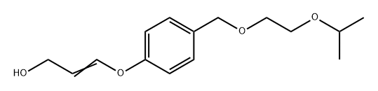 3-(4-((2-Isopropoxyethoxy)methyl)phenoxy)prop-2-en-1-ol Structure
