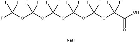 SODIUM TRIDECAFLUORO-2,4,6,8,10-PENTAOXADODECAN-12-OATE Structure