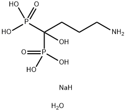 Alendronate monosodium monohydrate Structure
