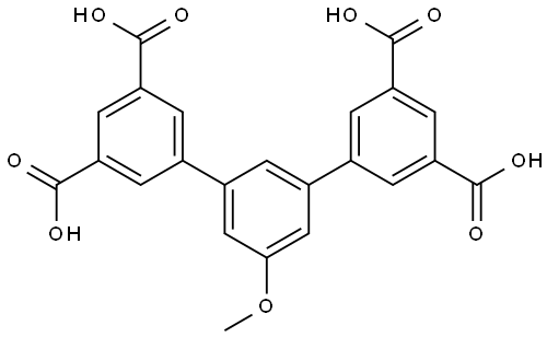 [1,1′:3′,1′′-Terphenyl]-3,3′′,5,5′′-tetracarboxylic acid, 5′-methoxy- Structure