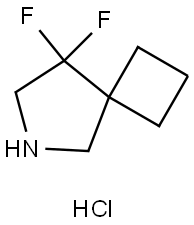 8,8-difluoro-6-azaspiro[3.4]octane Structure