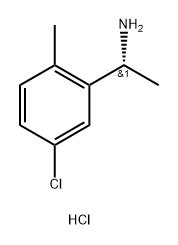(R)-1-(5-Chloro-2-methylphenyl)ethan-1-amine hydrochloride Structure