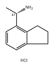 (S)-1-(2,3-Dihydro-1H-inden-4-yl)ethan-1-amine hydrochloride Structure