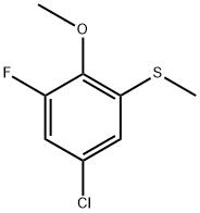 (5-Chloro-3-fluoro-2-methoxyphenyl)(methyl)sulfane Structure