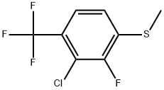 2-Chloro-3-fluoro-4-(methylthio)-1-(trifluoromethyl)benzene Structure