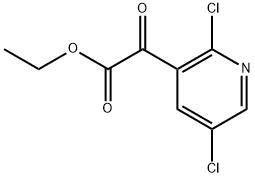 Ethyl 2,5-dichloro-α-oxo-3-pyridineacetate Structure
