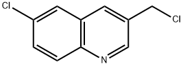 6-chloro-3-(chloromethyl)quinoline Structure