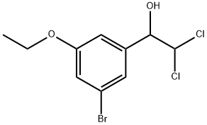 1-(3-Bromo-5-ethoxyphenyl)-2,2-dichloroethanol Structure