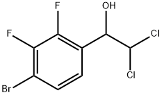 1-(4-Bromo-2,3-difluorophenyl)-2,2-dichloroethanol Structure
