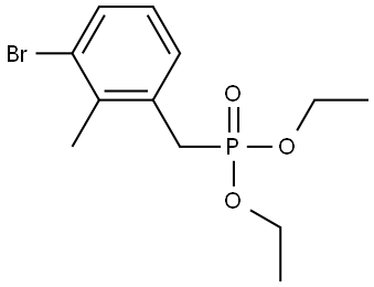 diethyl 3-bromo-2-methylbenzylphosphonate Structure
