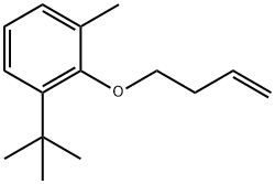 2-(3-Buten-1-yloxy)-1-(1,1-dimethylethyl)-3-methylbenzene Structure