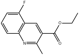 ethyl 5-fluoro-2-methylquinoline-3-carboxylate Structure
