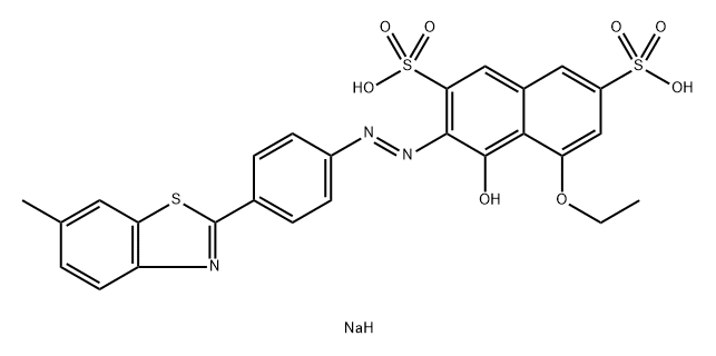 BenzoBrilliantGeraninB Structure