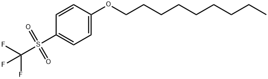 Benzene, 1-(nonyloxy)-4-[(trifluoromethyl)sulfonyl]- Structure
