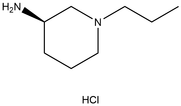 (R)-1-Propyl-3-aminopiperidine hydrochloride Structure