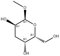 Methyl 3-deoxy-α-D-galactopyranoside Structure