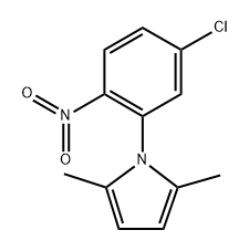 1-(5-chloro-2-nitro-phenyl)-2,5-dimethyl-1H-pyrrole Structure