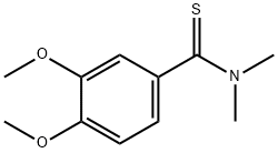 3,4-Dimethoxy-N,N-dimethylbenzothioamide Structure