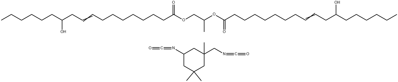 PROPYLENE GLYCOL DIRICINOLEATE/IPDI COPOLYMER Structure