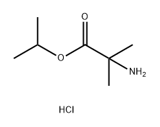 Isopropyl 2-amino-2-methylpropanoate HCl Structure