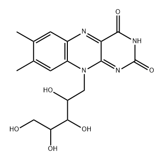 RIBOFLAVIN, [3H(G)] Structure
